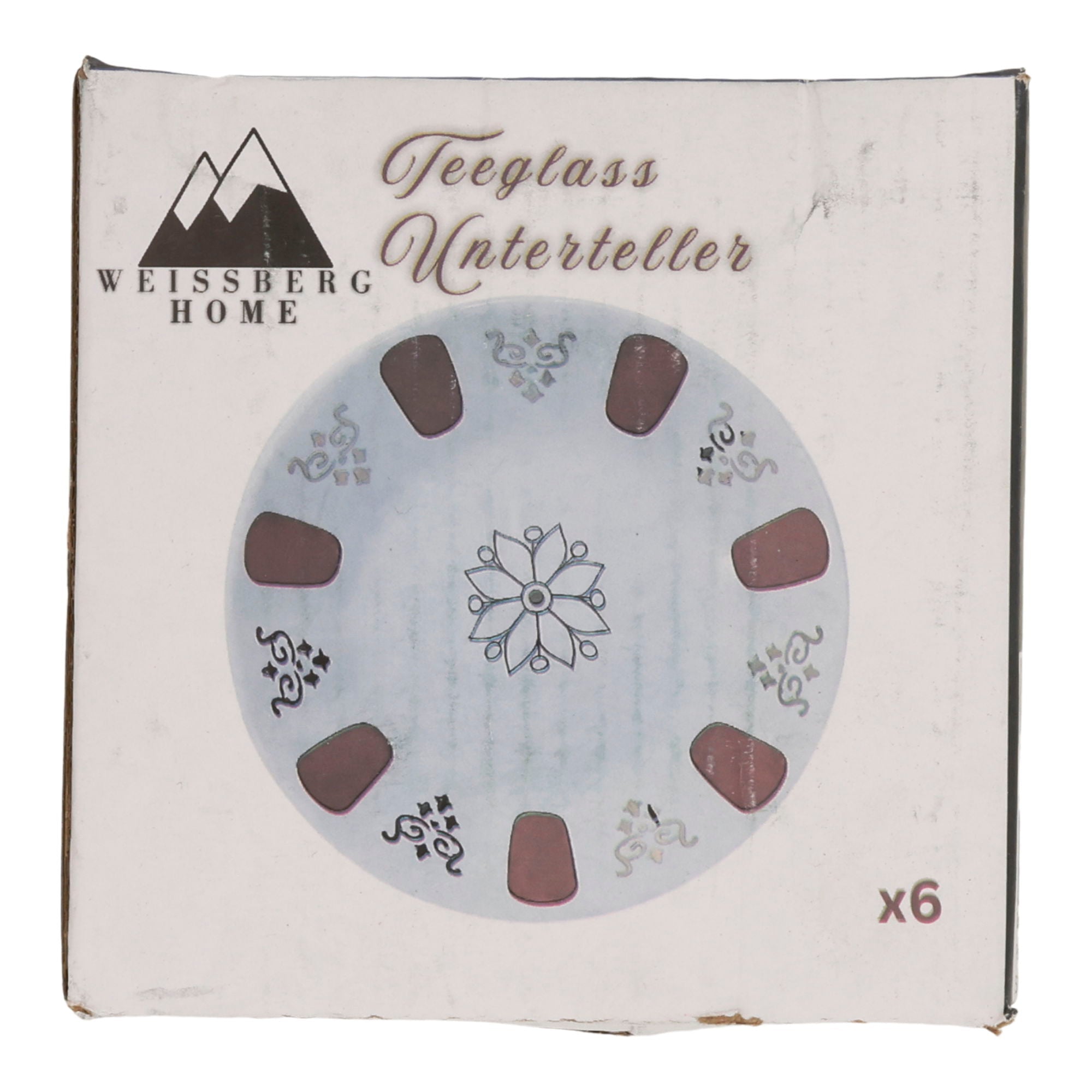 Weissberg Klassiche Tee Unterteller Rot Keramik - Taste Your World